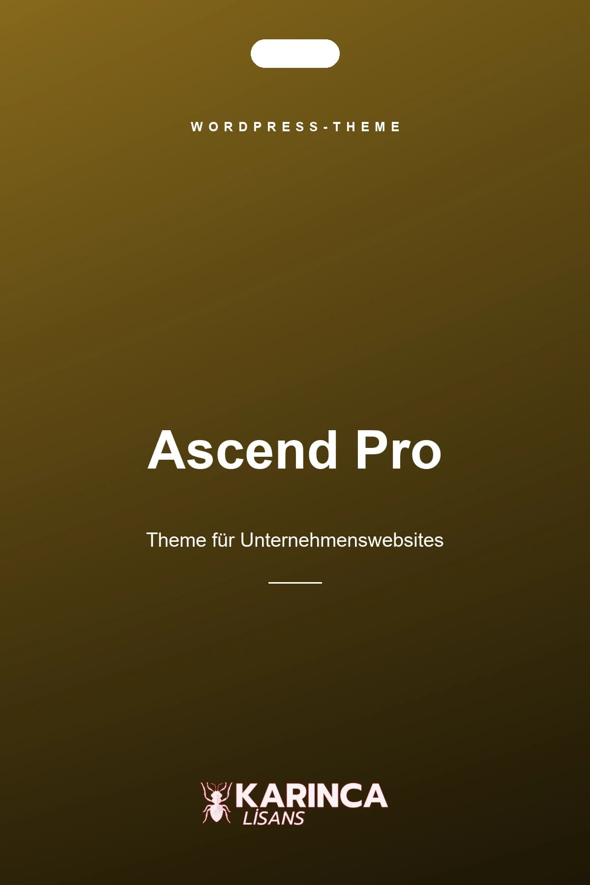 Ascend Pro Theme Lizenz für WordPress – Produktbild von Karınca Lisans