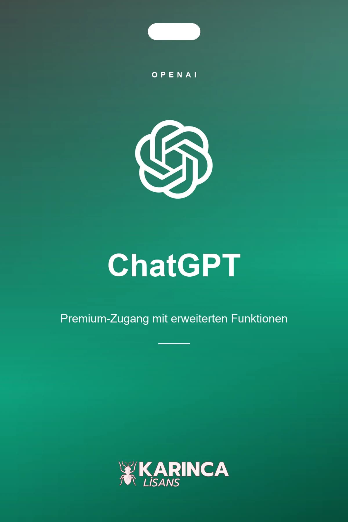 ChatGPT Plus/Go Zugang – Produktbild von Karınca Lisans