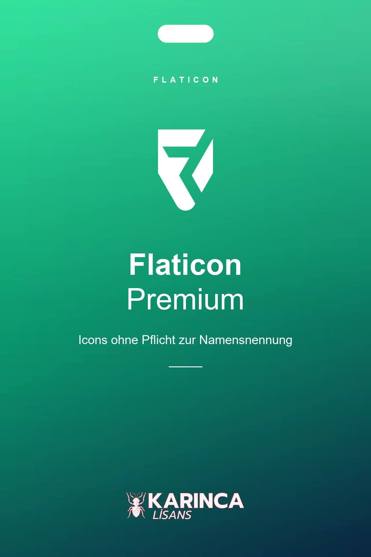 Flaticon Premium Zugang über Download-Panel – Produktbild von Karınca Lisans