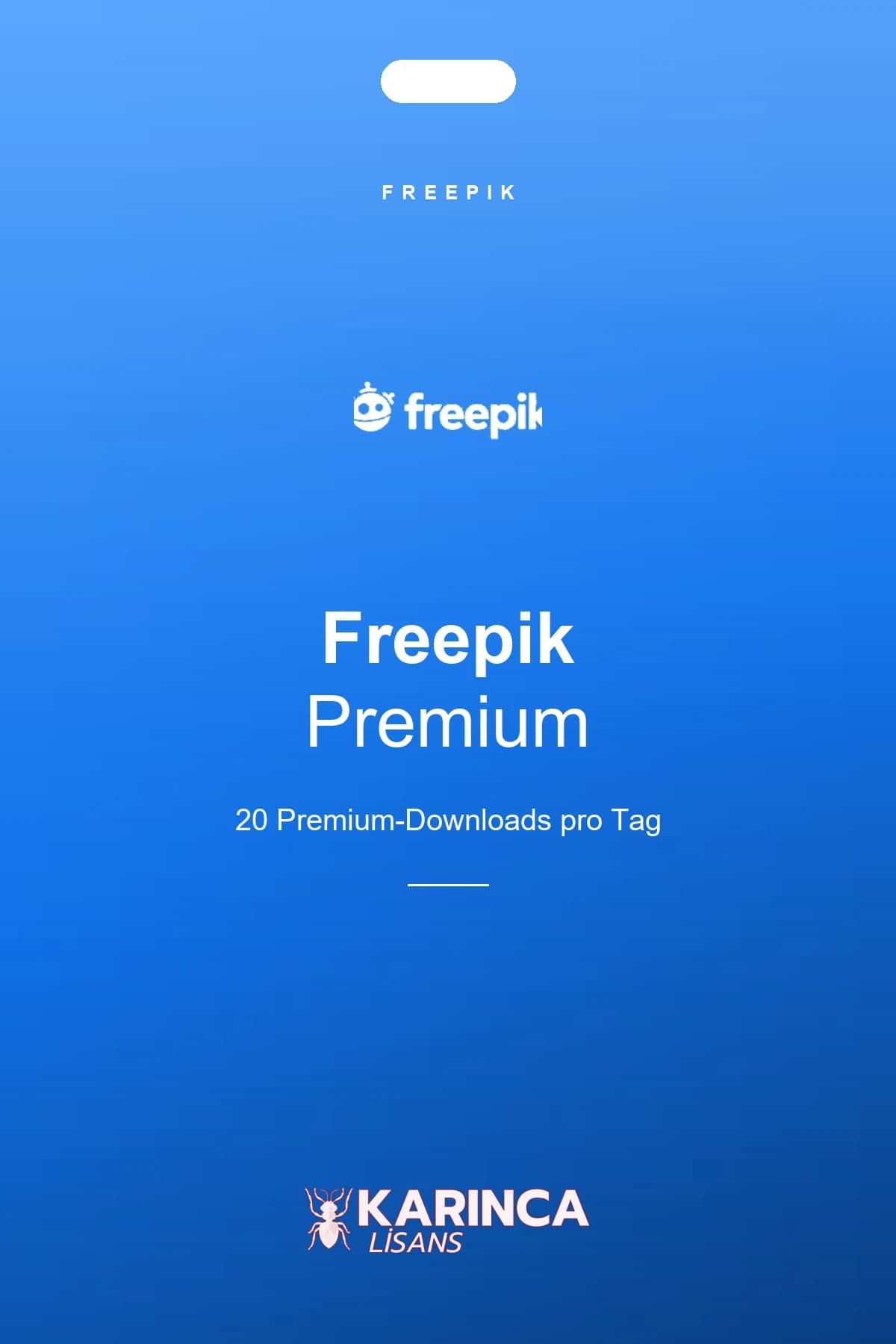 Freepik Magnific Premium Zugang über Download-Panel – Produktbild von Karınca Lisans