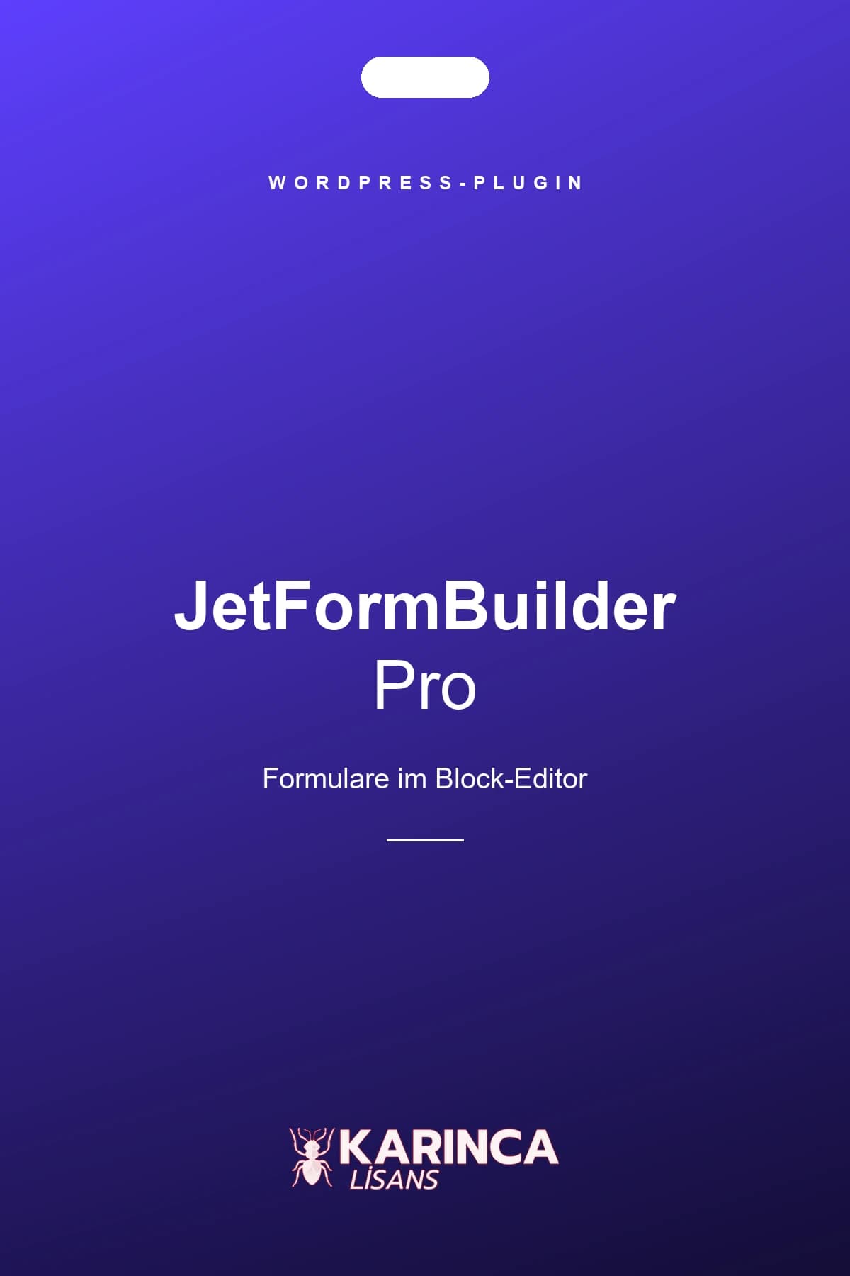 JetFormBuilder Pro Lizenz für WordPress – Produktbild von Karınca Lisans