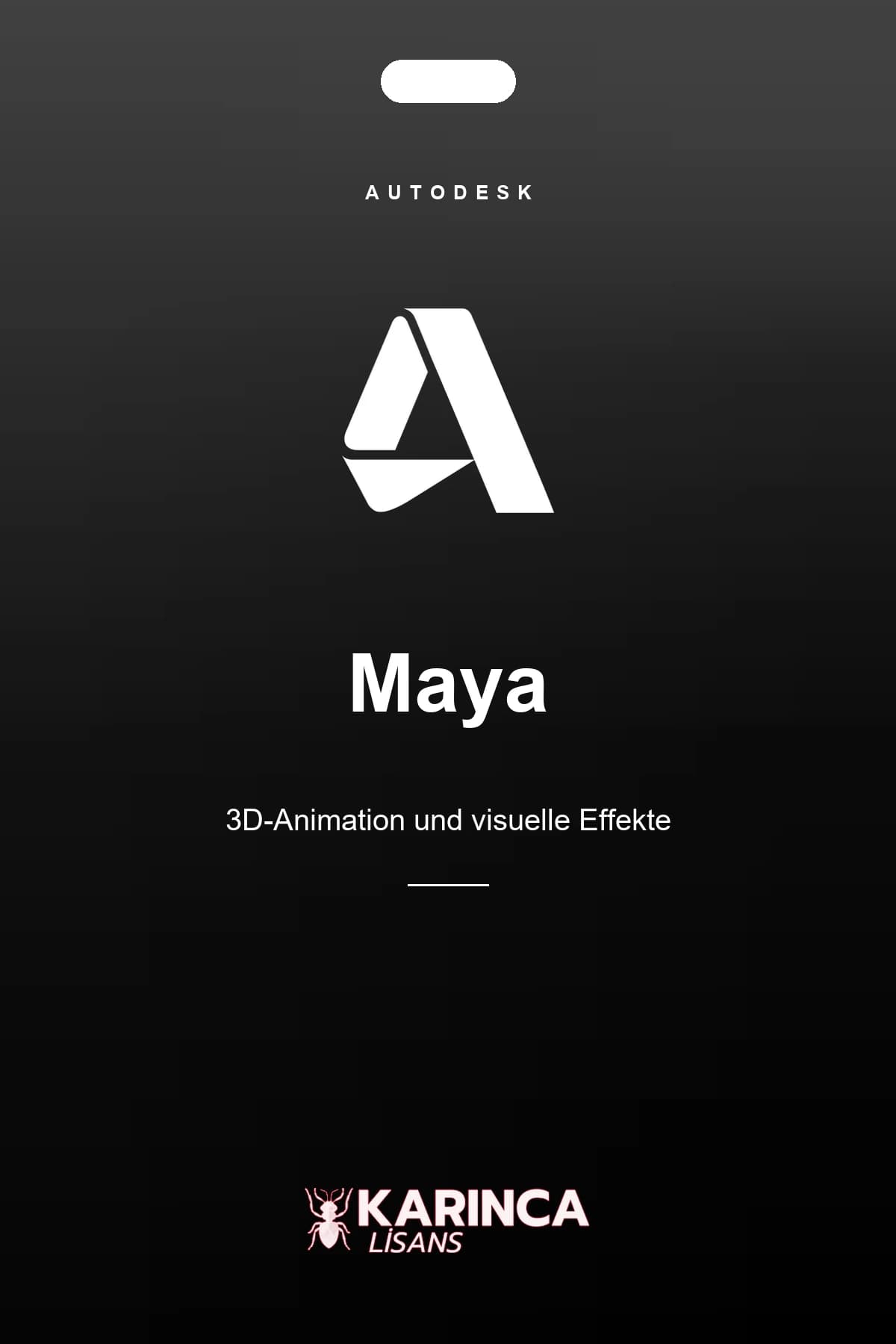 Autodesk Maya Bildungslizenz – Produktbild von Karınca Lisans