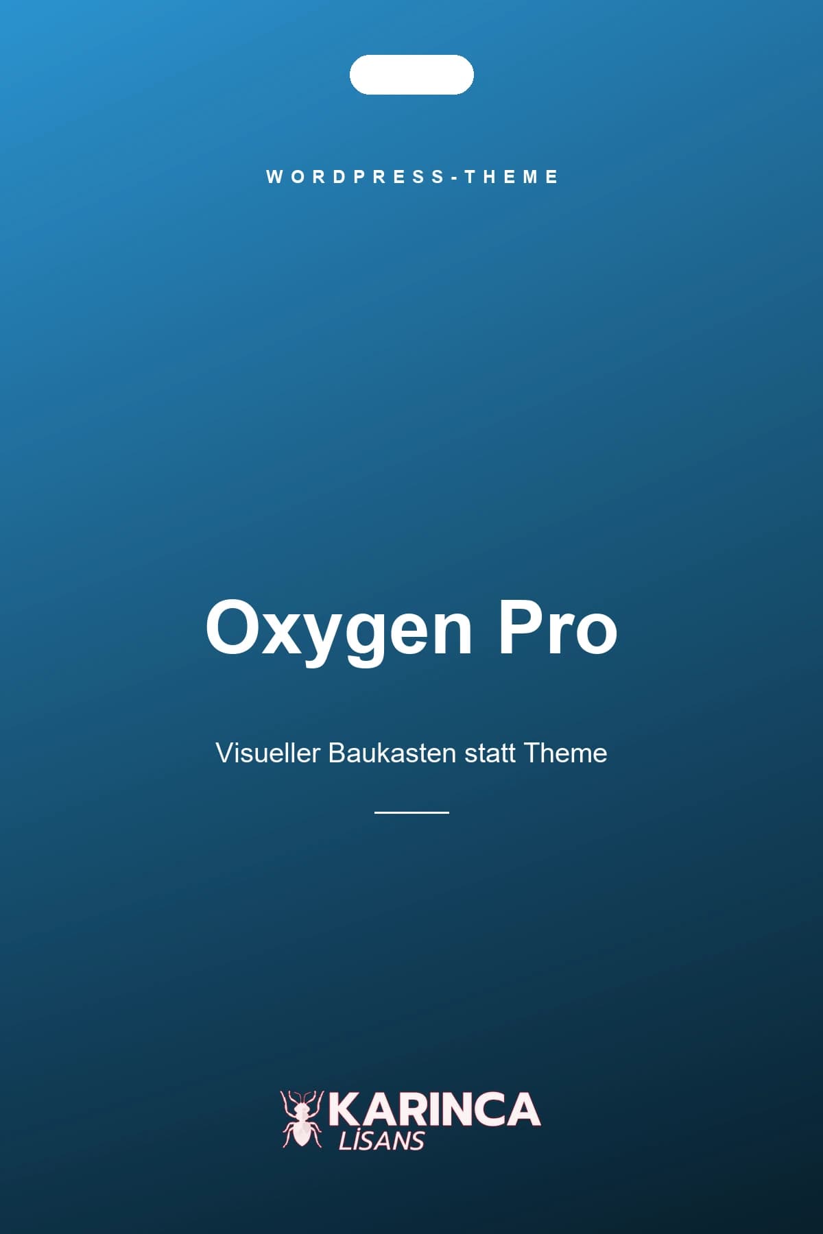 Oxygen Pro Lizenz für WordPress – Produktbild von Karınca Lisans