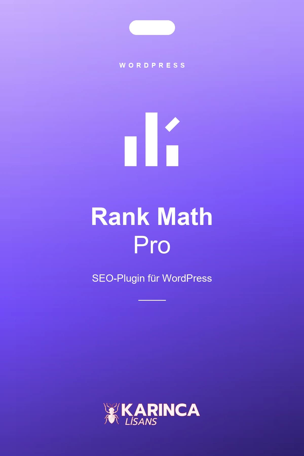 Rank Math Pro Lizenz für WordPress – Produktbild von Karınca Lisans