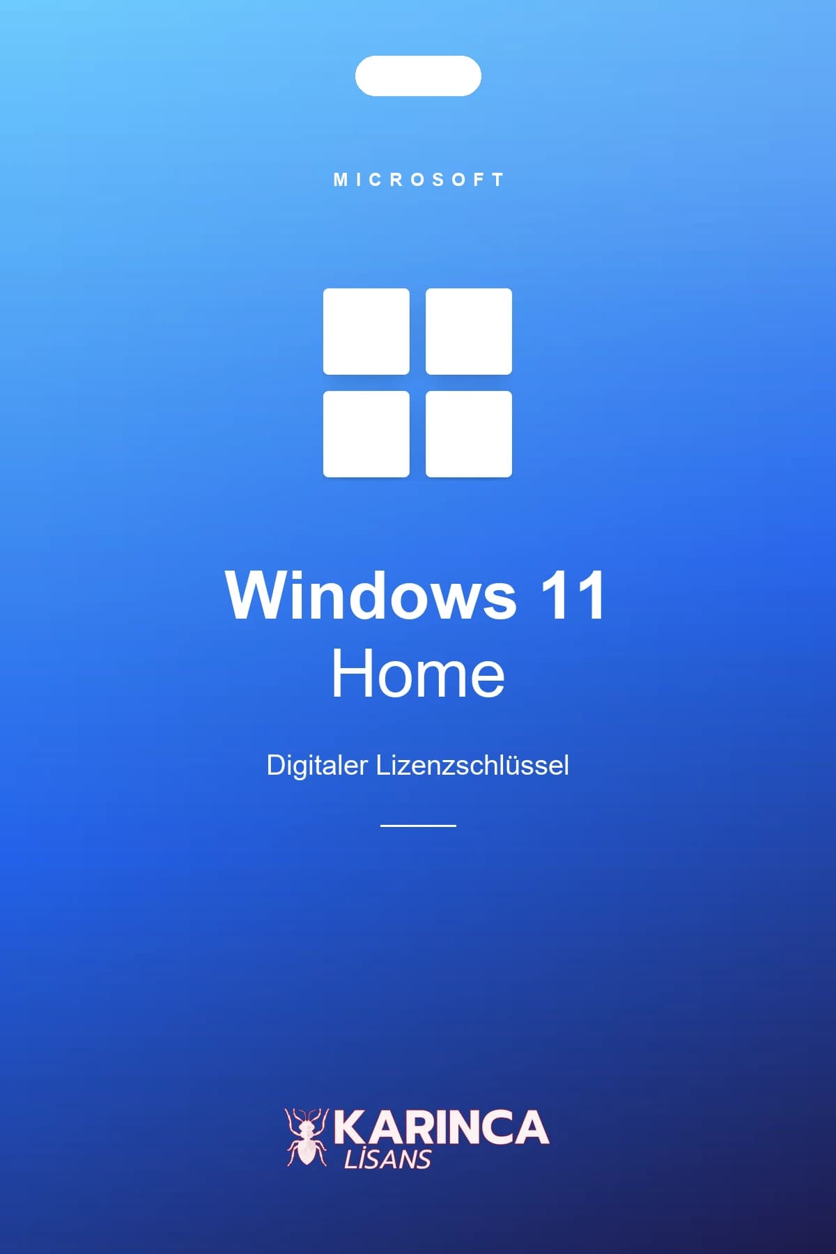 Windows 11 Home Product Key – Produktbild von Karınca Lisans