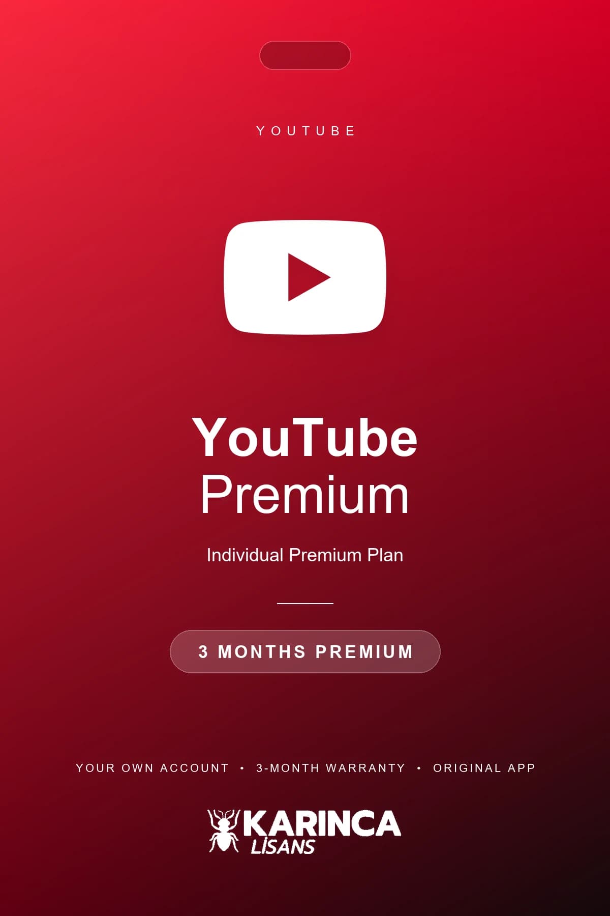 buy youtube premium 3 months