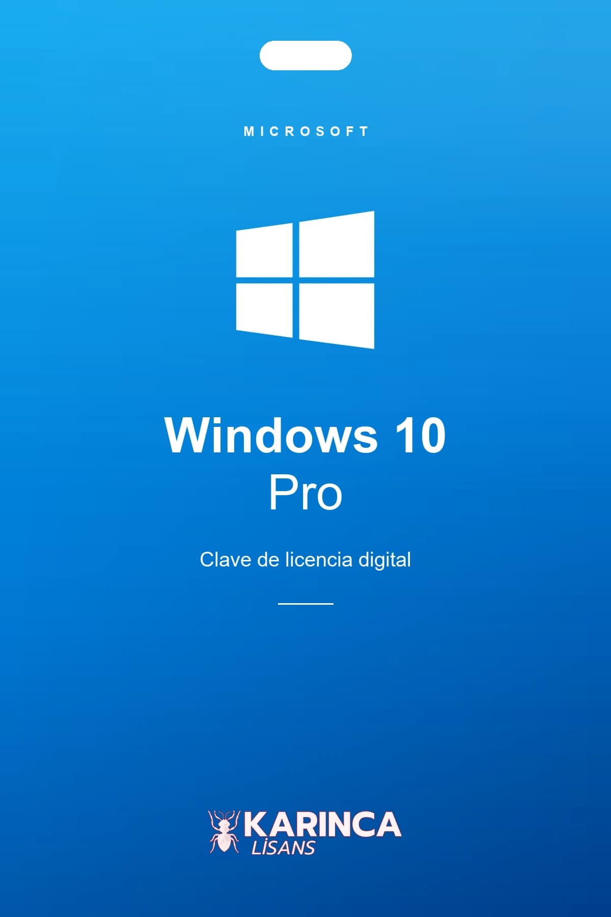 Clave de licencia de Windows 10 Pro