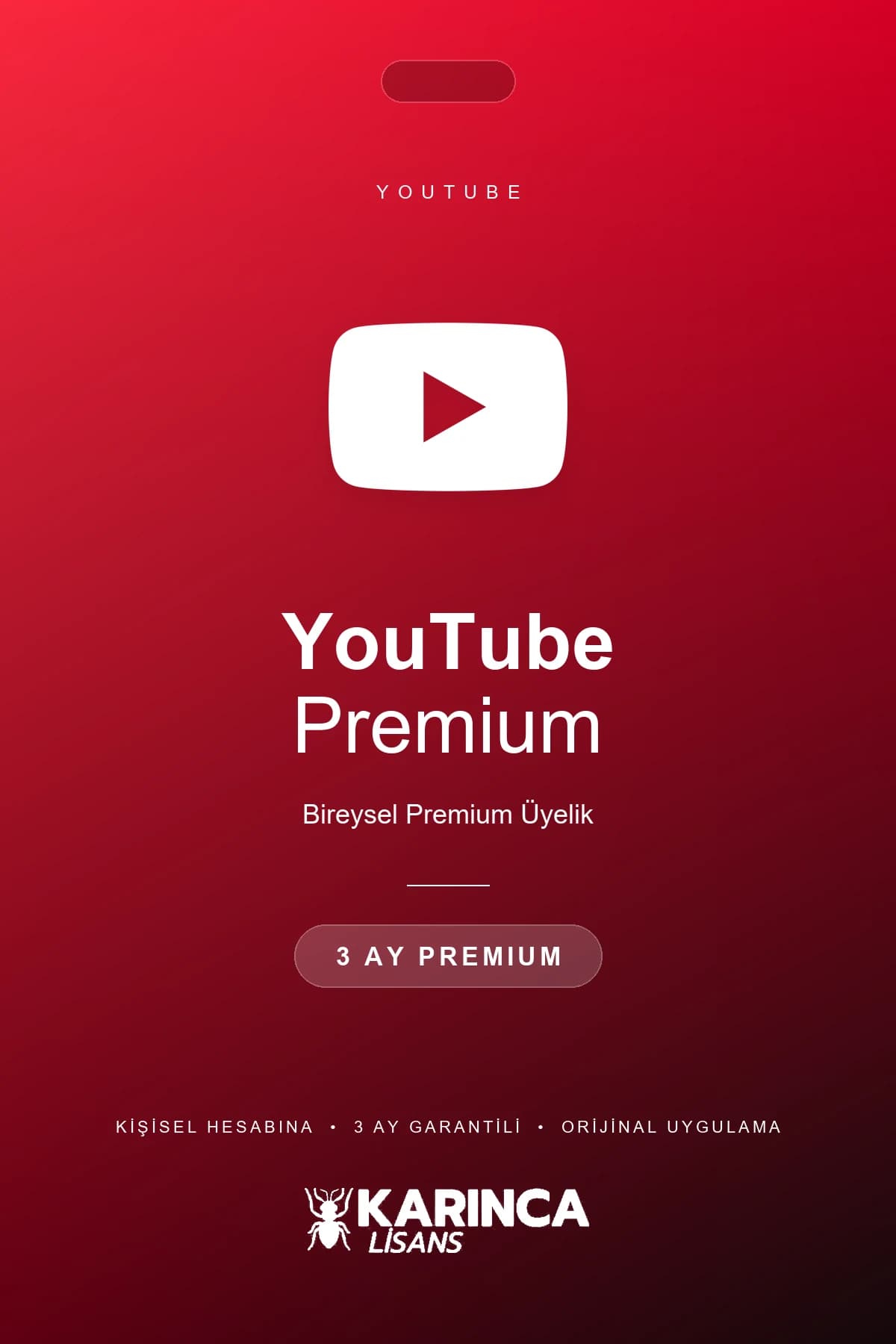youtube premium satın al 3 ay