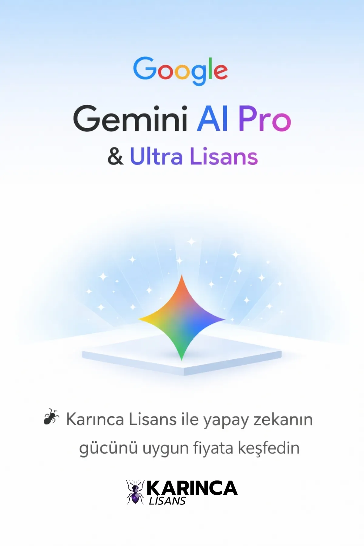Gemini AI Pro & Ultra Lisans