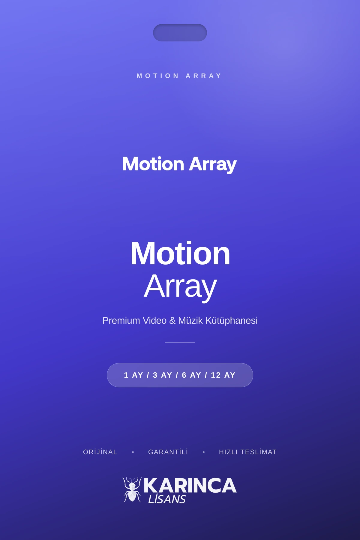 Motion Array Premium Lisans Satın Al