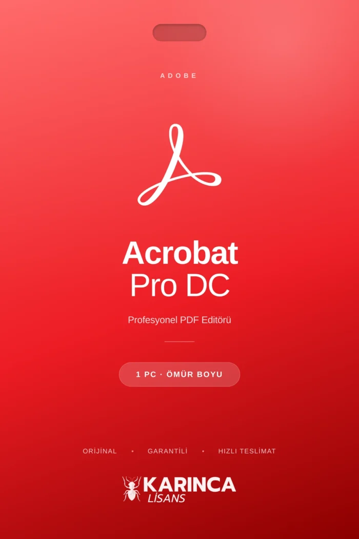 Adobe Acrobat Pro DC 2020 Satın Al - Hızlı Teslim