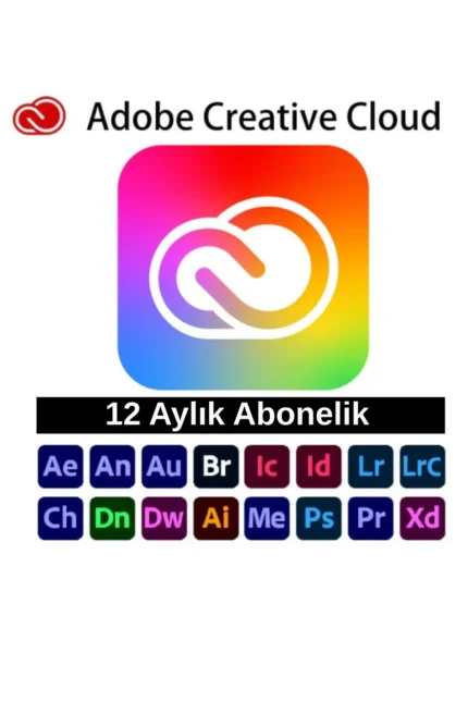 Adobe Creative Cloud 1 Yıllık