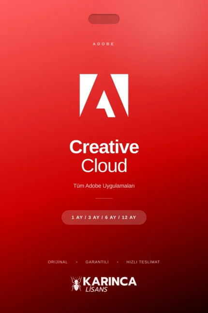 adobe creative cloud lisans satın al