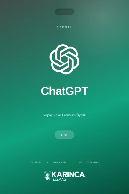 chatgpt lisans satın al