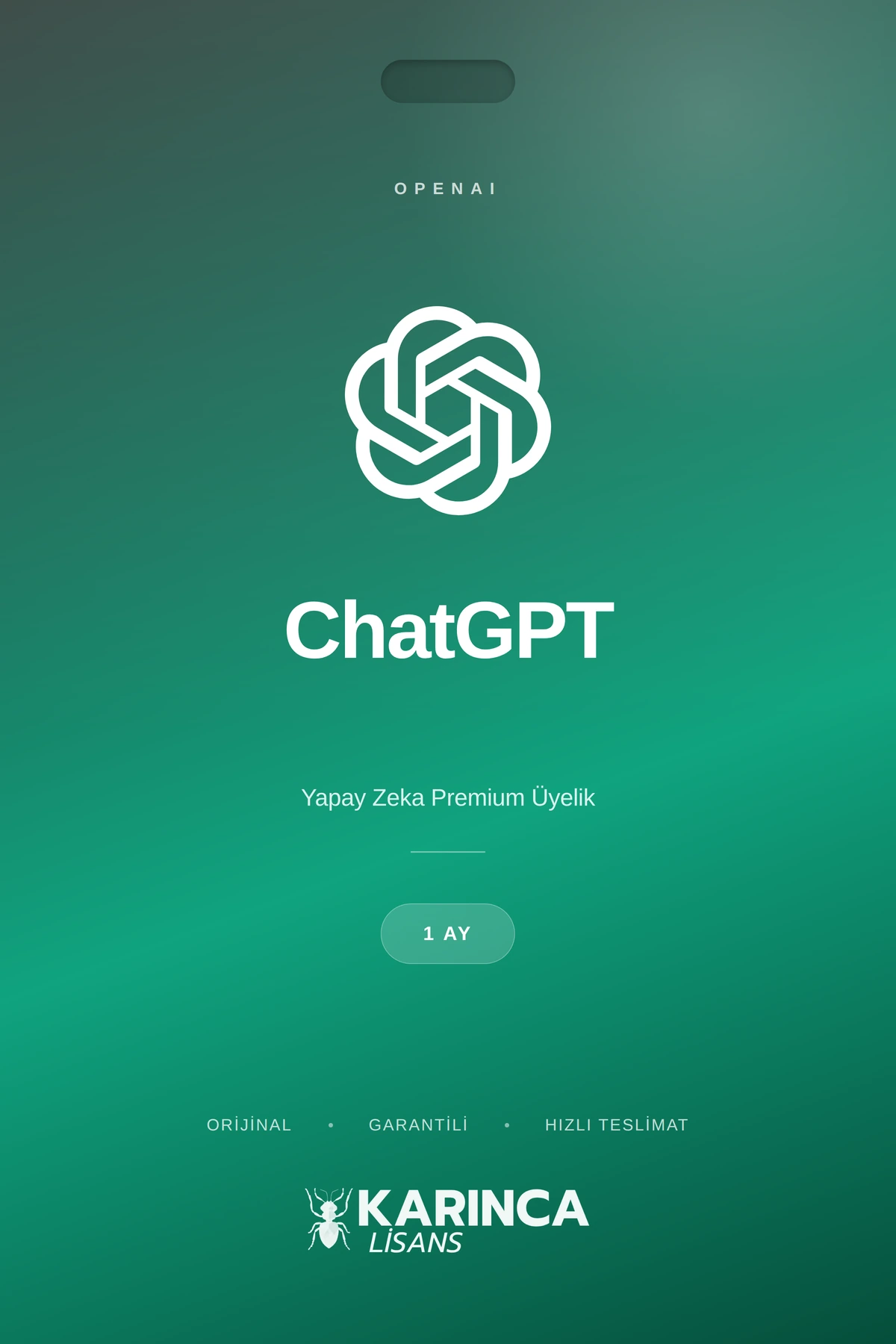 chatgpt lisans satın al