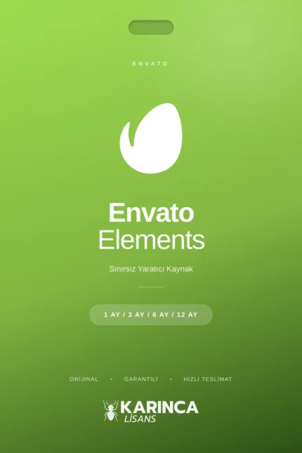 envato elements lisans satın al