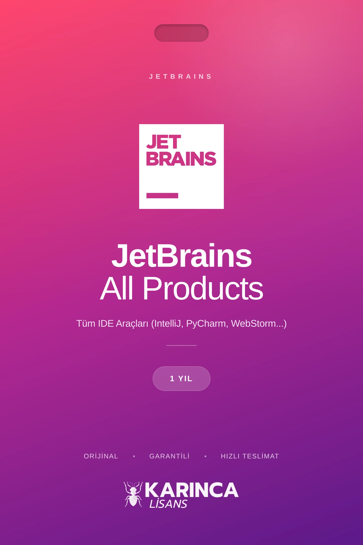 jetbrains lisans satın al
