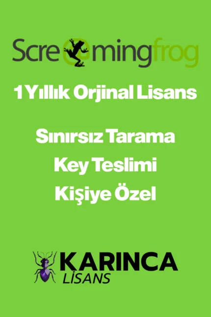 Screaming Frog 1 Yıllık Orjinal Lisans
