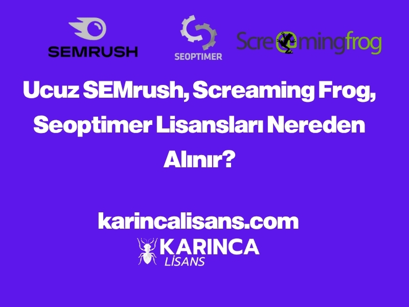 ucuz SEMrush, screaming frog, seoptimer nerden alınır?
